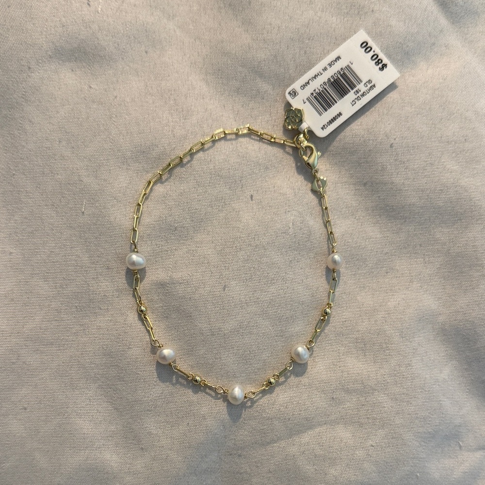 kendra scott ashton gold delicate chain bracelet - Picture 3 of 3
